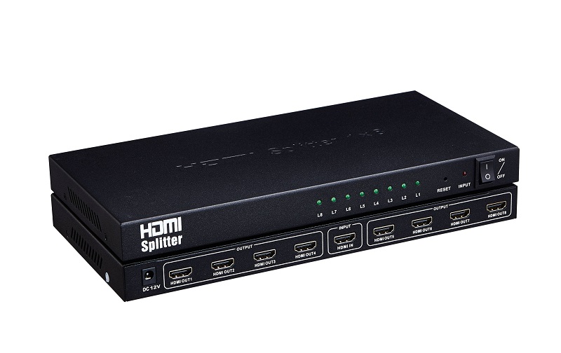 Wistar SSW-02 HDMI splitter 1 in 8 out