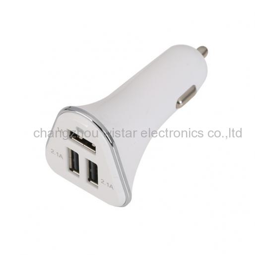 Wistar CC-1-11 3 Port USB In Car Charger 4.1a Fast Adapter