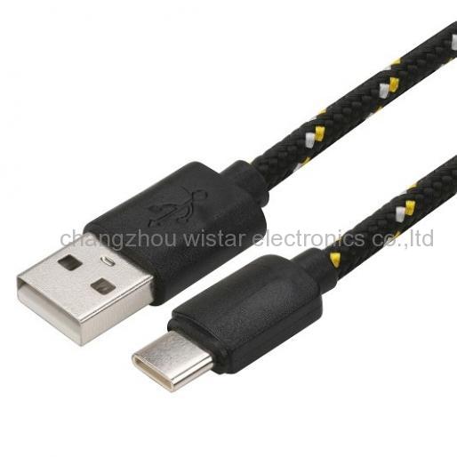 WISTAR-SC-5-02 color braided Type c usb cable