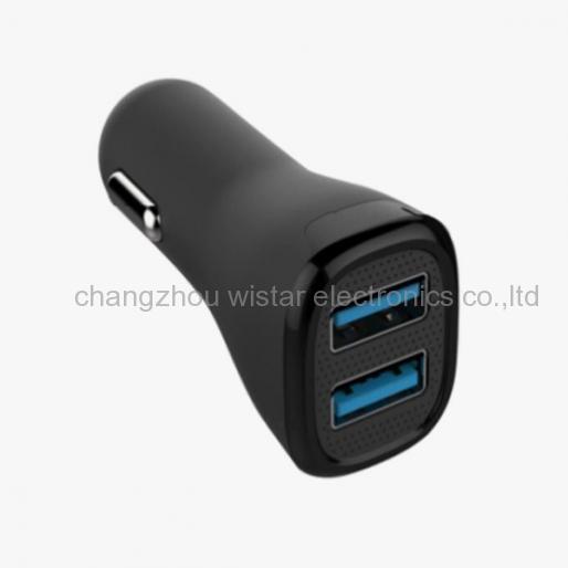 Wistar WRD 402 Car USB Charger Quick Charge 3.0 Dual Twin Fast Charger