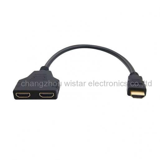 Wistar AP-3-06 hdmi male to 2 hdmi female 1 in 2 out