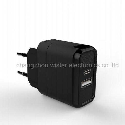 Wistar PTC-02 PD Quick Charge 3A Type-c Usb Charger