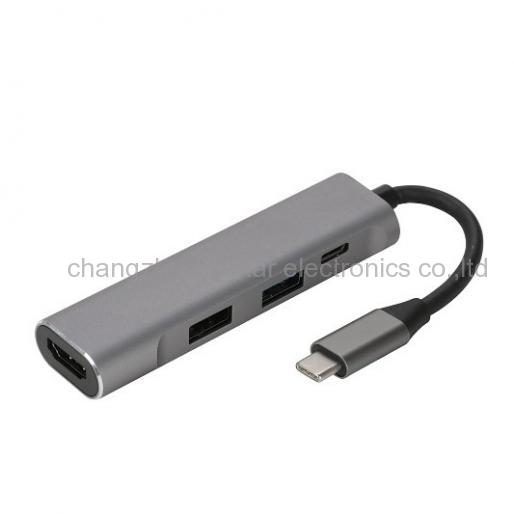 Wistar TCA-08 USB C Hub to 4K HDMI +2 USB3.0 Adapter