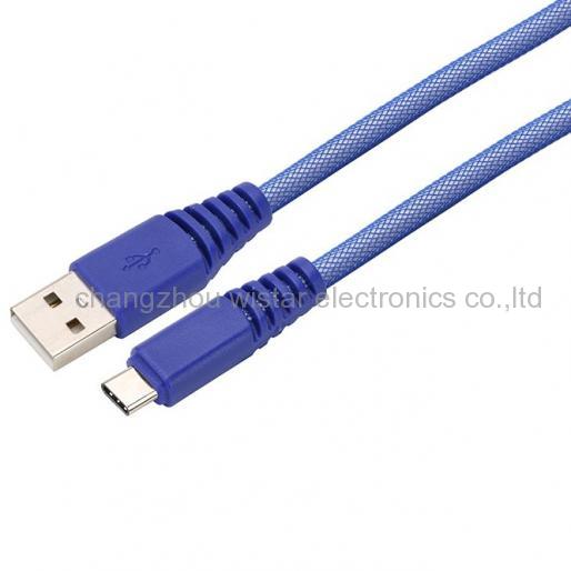 WISTAR SC-011 color mesh type c cable