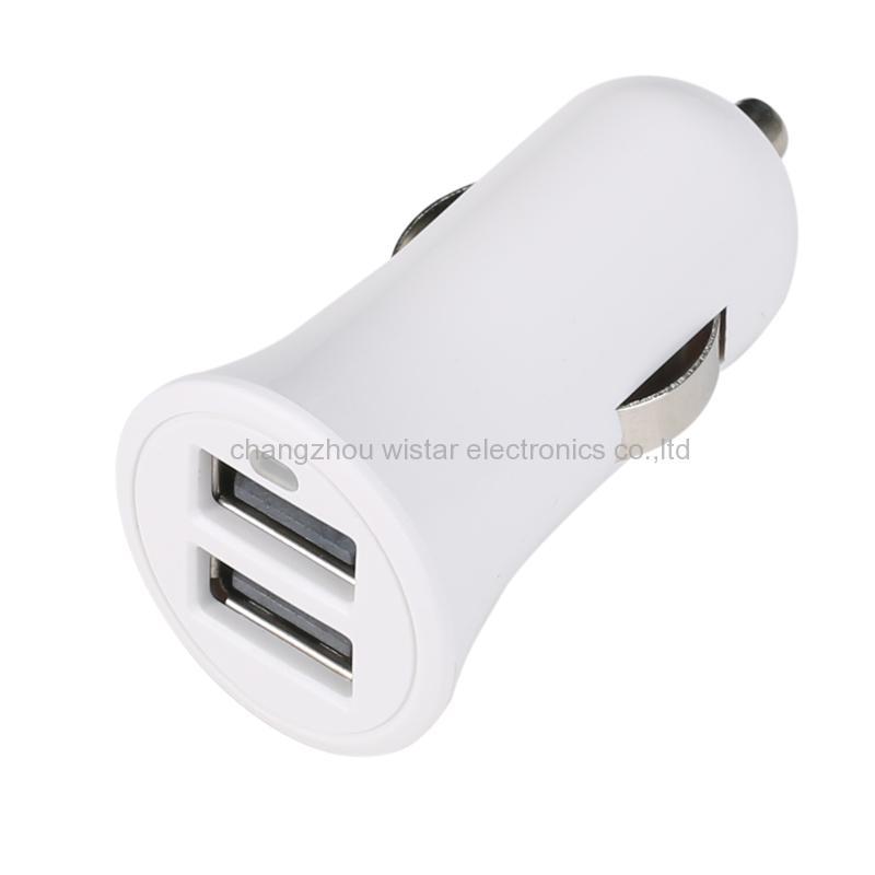 Wistar CC-1-06 2 Dual USB Port Fast Quick Car Charger