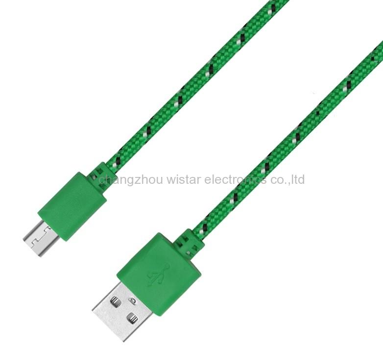 WISTAR-SC-5-02 color braided Type c usb cable