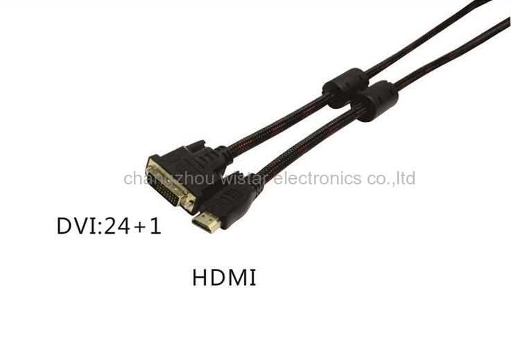 Wistar HDV-01 HDMI male to DVI male cable