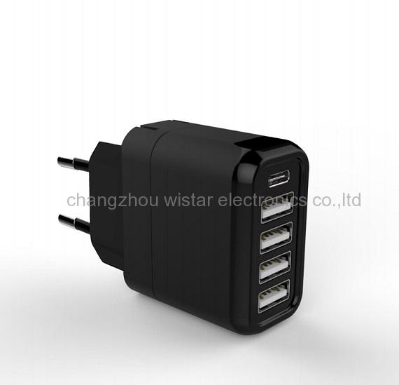Wistar PTC-03 4 ports travel charger