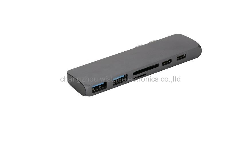 Wistar MA-01 7 in 1 usb c hub for macbook