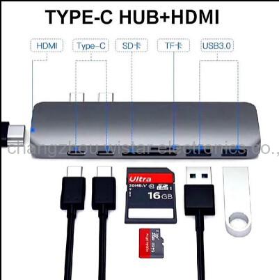 Wistar MA-01 7 in 1 usb c hub for macbook