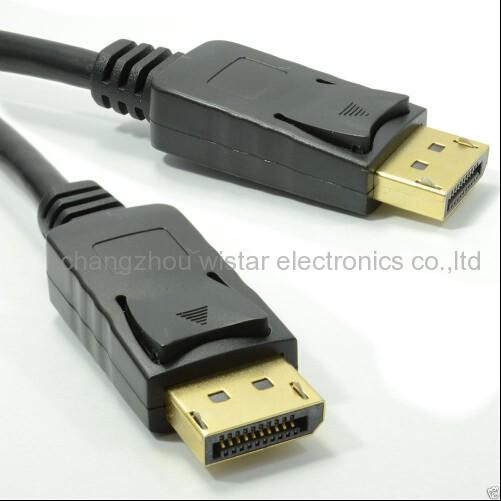 Wistar DP-01  DisplayPort Cable Plug to Plug HD Lead Display Port