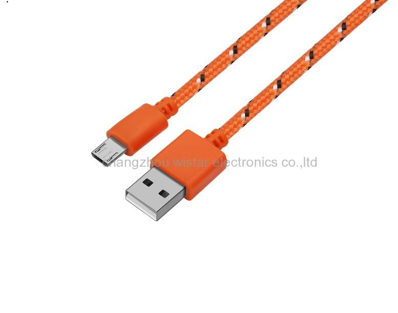 WISTAR-SC-5-02 color braided Type c usb cable
