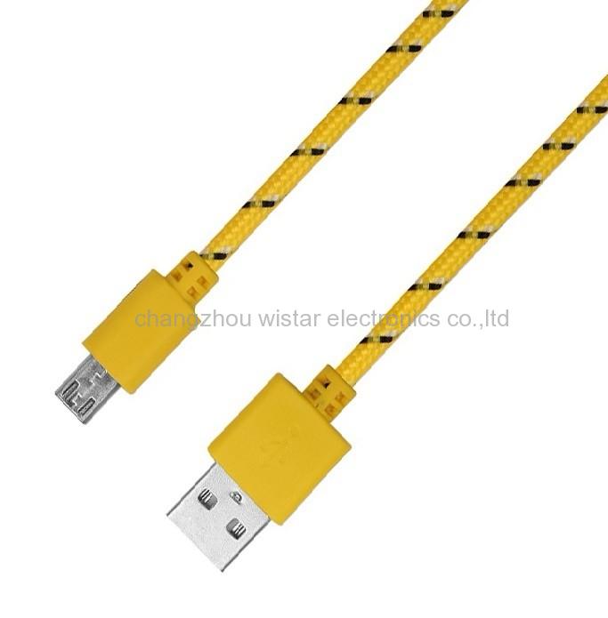 WISTAR-SC-5-02 color braided Type c usb cable