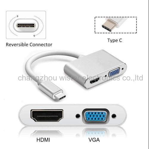 WISTAR TCA-031 Type c to HDMI VGA hub