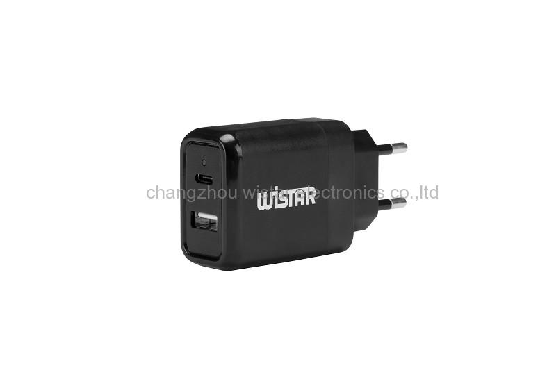Wistar PTC-02 PD Quick Charge 3A Type-c Usb Charger