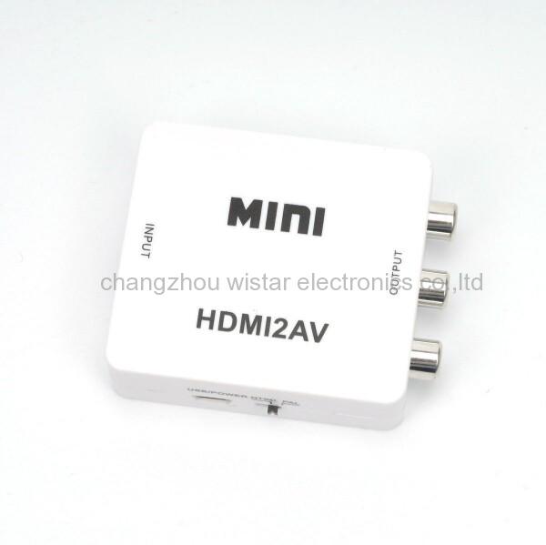 Wistar HR-01 Mini HDMI to CVBS AV Converter