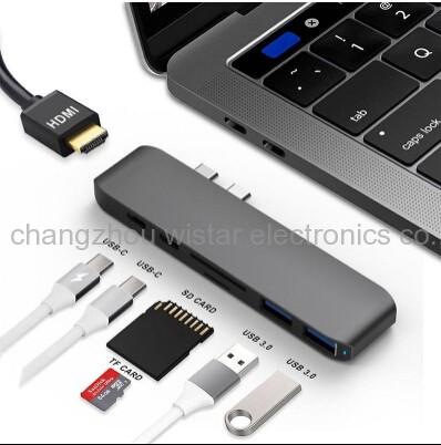 Wistar MA-01 7 in 1 usb c hub for macbook