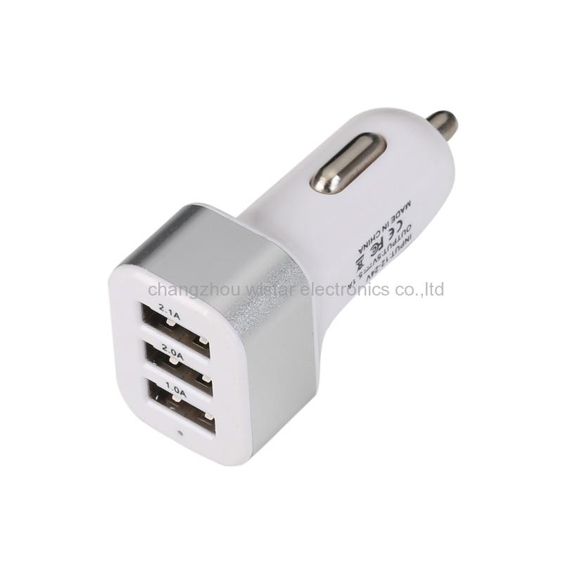 Wistar CC-1-11 3 Port USB In Car Charger 4.1a Fast Adapter
