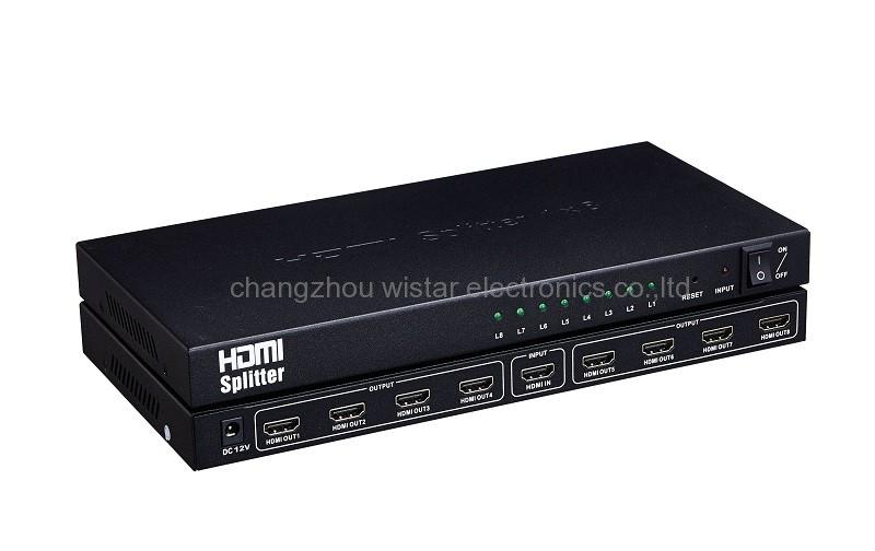 Wistar SSW-02 HDMI splitter 1 in 8 out