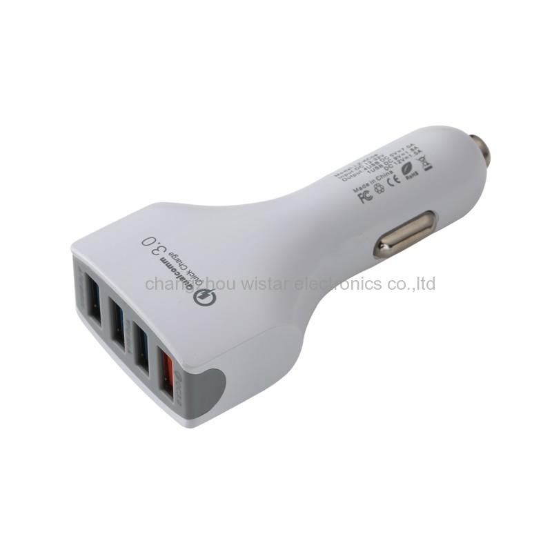 Wistar CC-1-11 3 Port USB In Car Charger 4.1a Fast Adapter