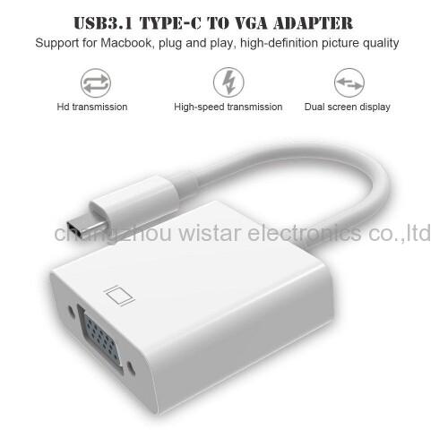 Wistar TCA-06 Type c to Vga adapter