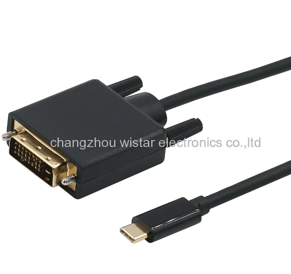 Wistar SCN-04 USB C male to VGA male cable 1080P